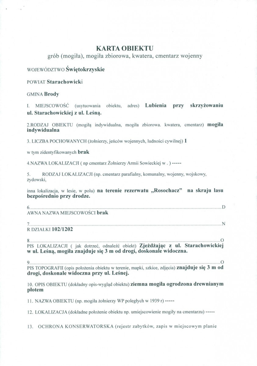 karta ewidencyjna, skan nr 1