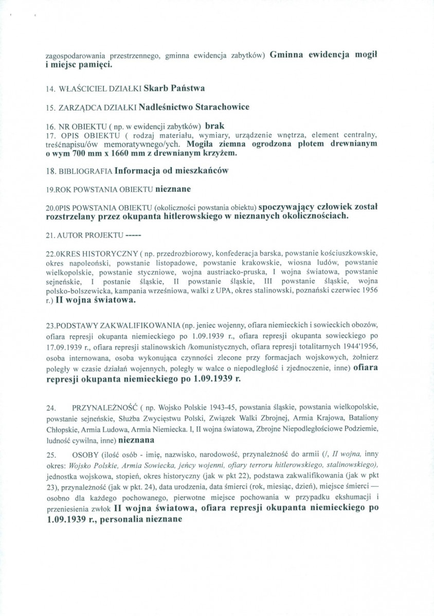 karta ewidencyjna, skan nr 2