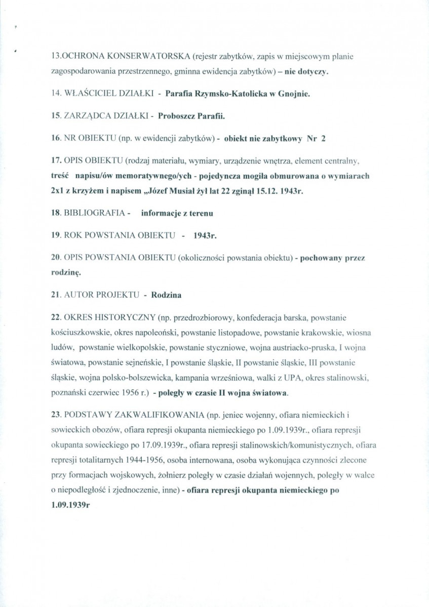 karta ewidencyjna, skan nr 2