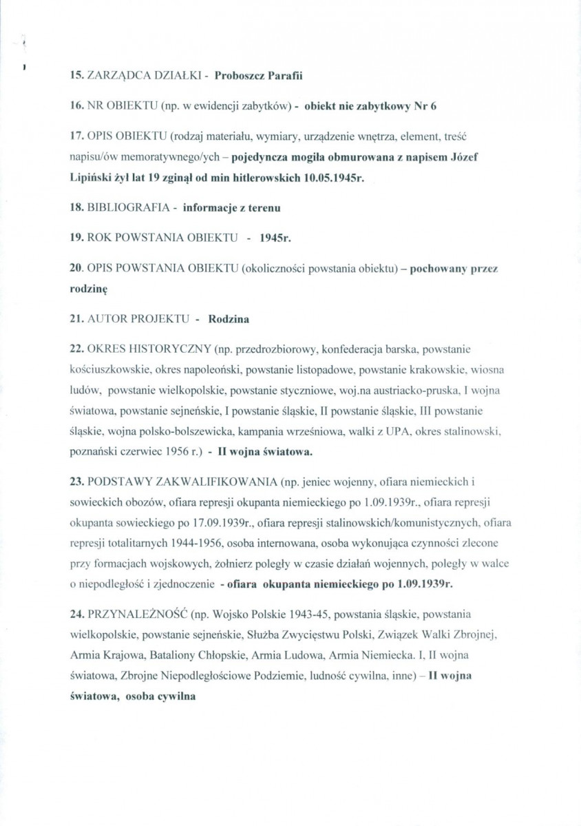 karta ewidencyjna, skan nr 2