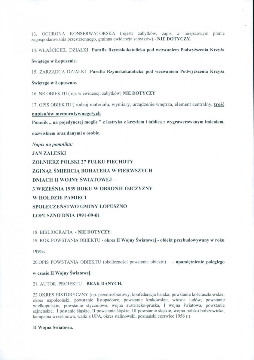 karta ewidencyjna, skan nr 2