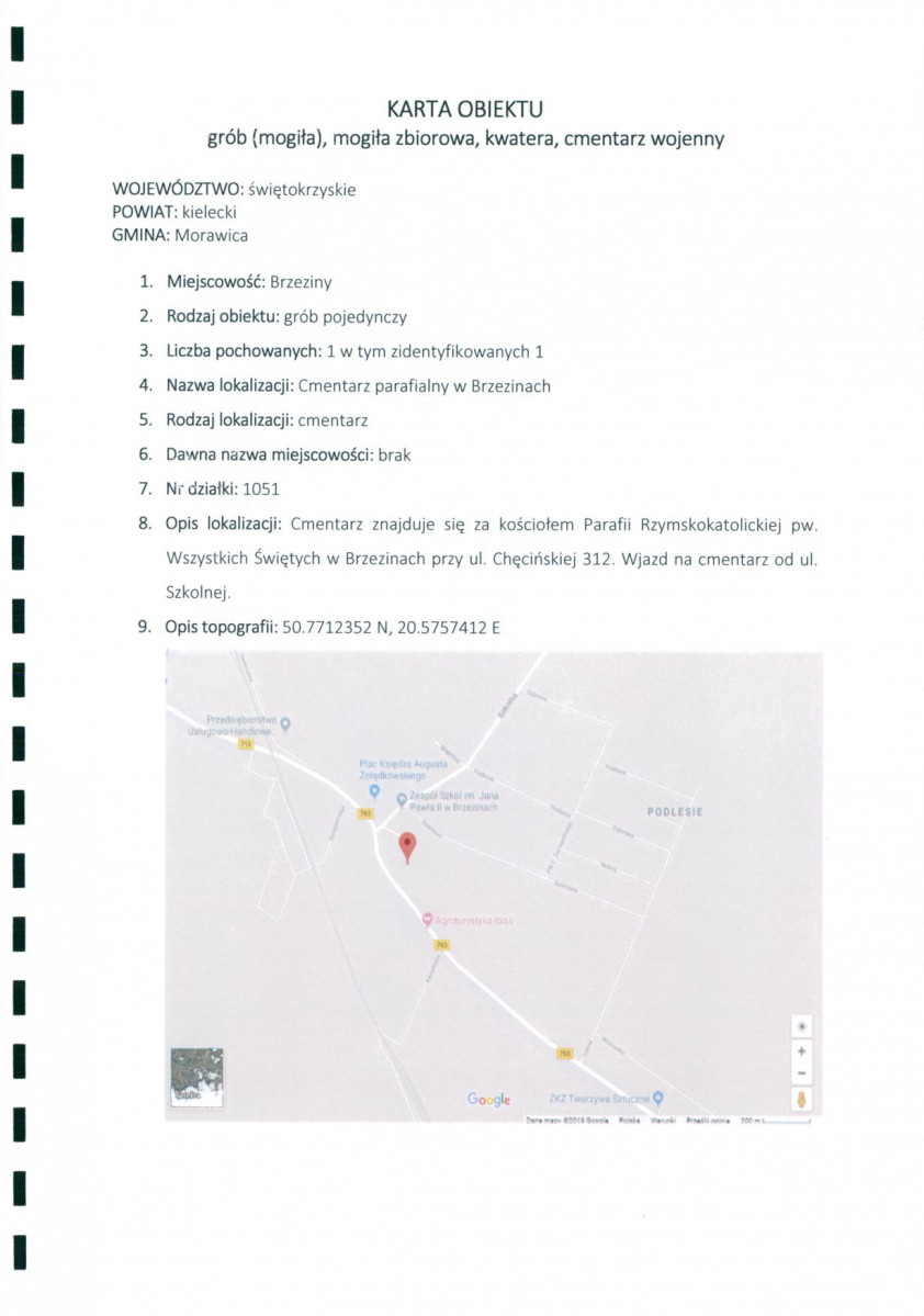 karta ewidencyjna, skan nr 1