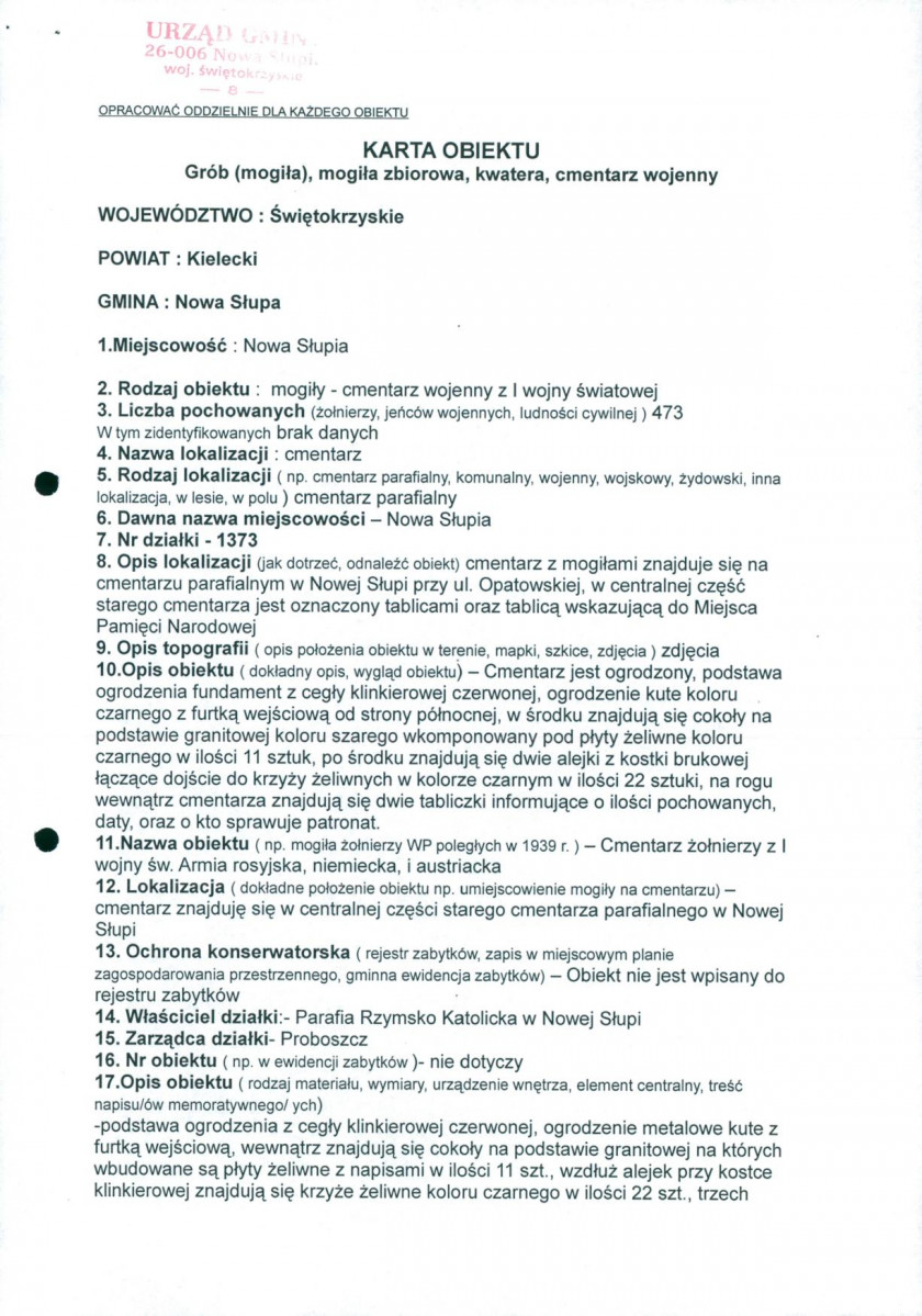 karta ewidencyjna, skan nr 1