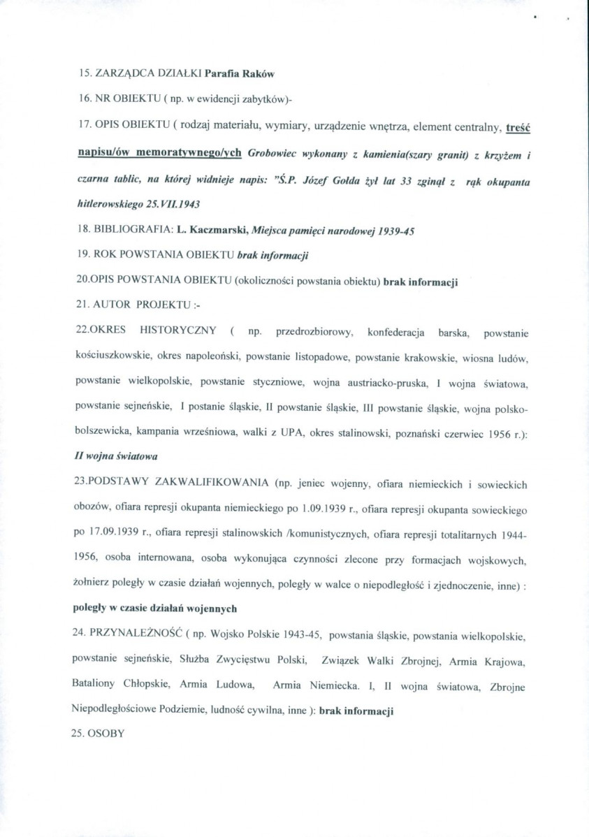 karta ewidencyjna, skan nr 2