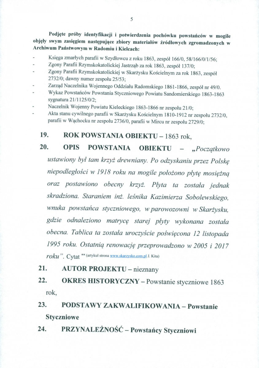 karta ewidencyjna, skan nr 5