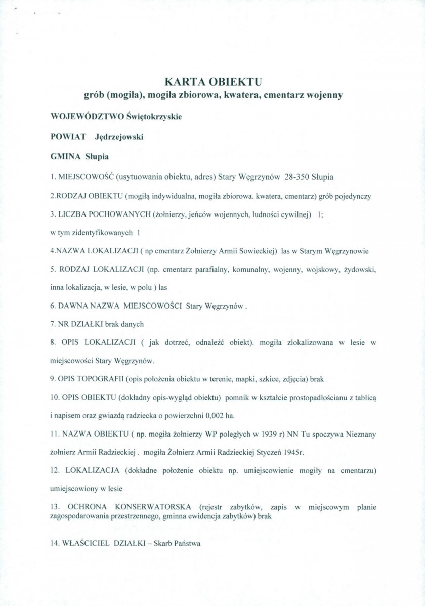 karta ewidencyjna, skan nr 1