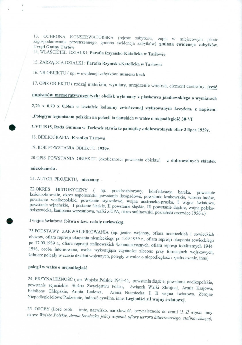 karta ewidencyjna, skan nr 2