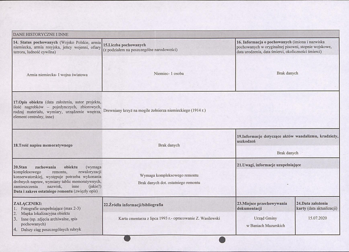karta ewidencyjna, skan nr 2