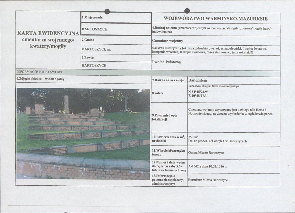 karta ewidencyjna, skan nr 1