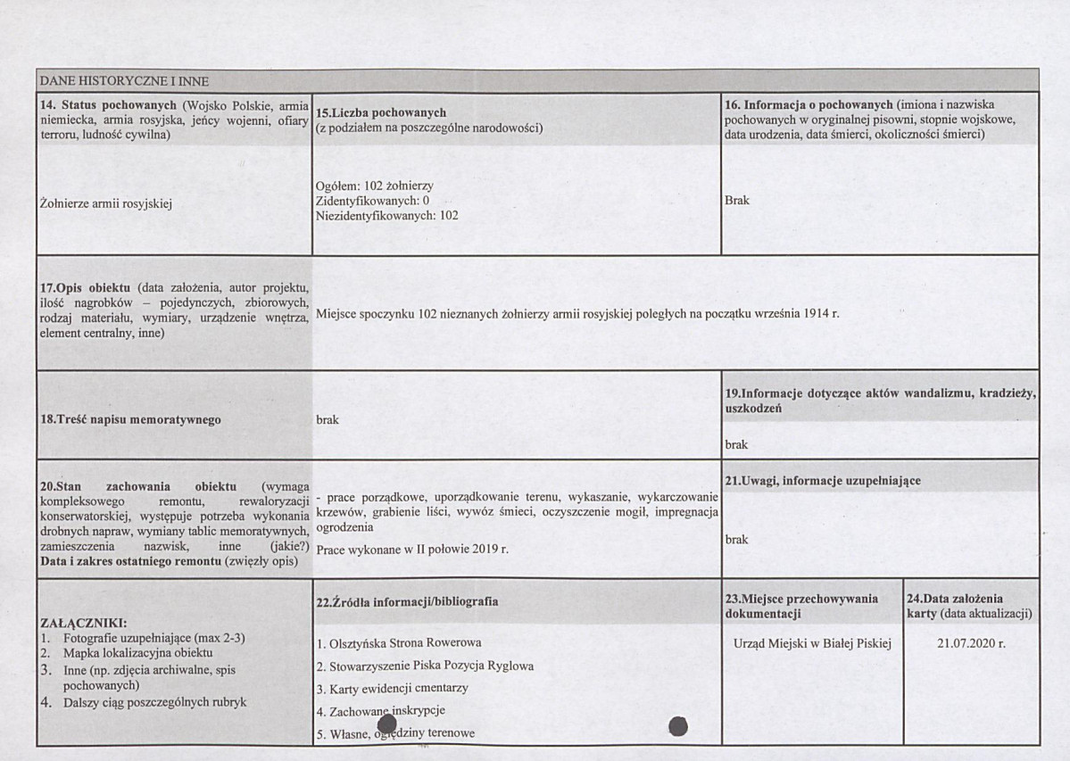 karta ewidencyjna, skan nr 2