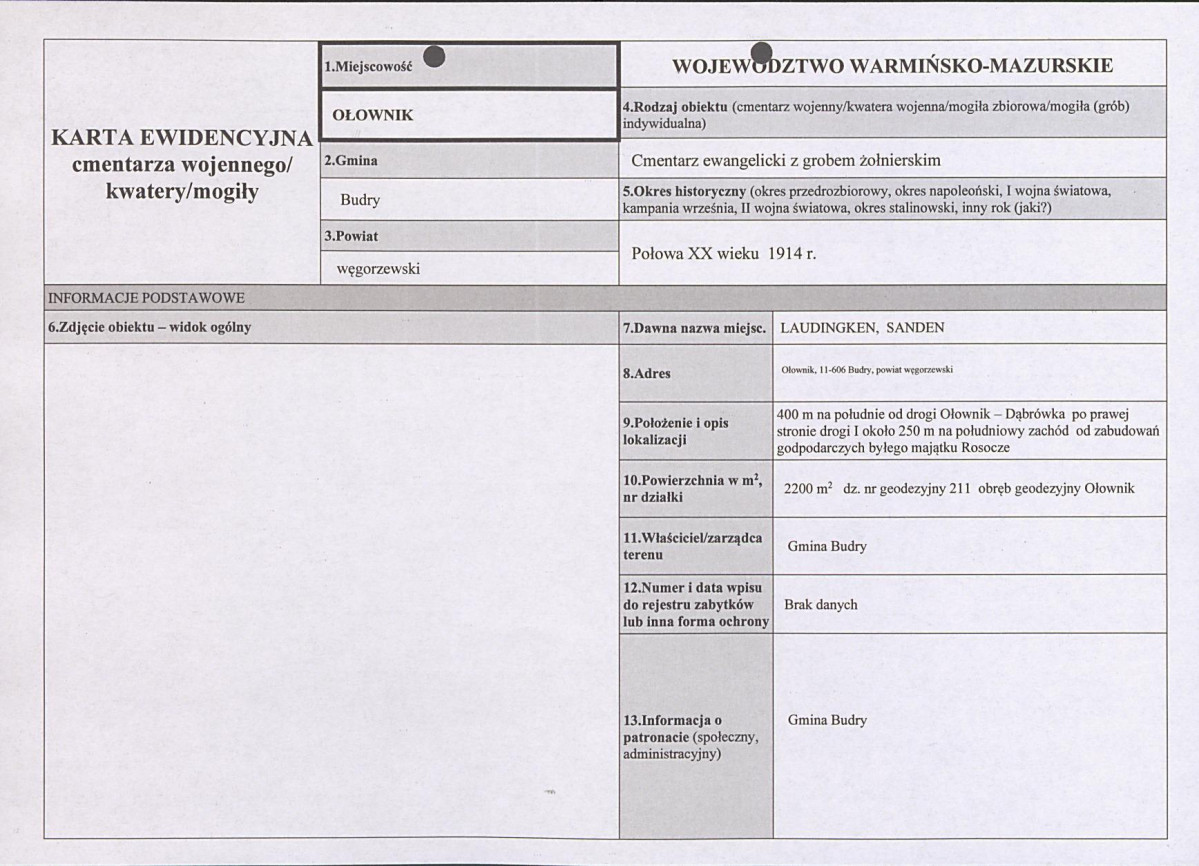 karta ewidencyjna, skan nr 1