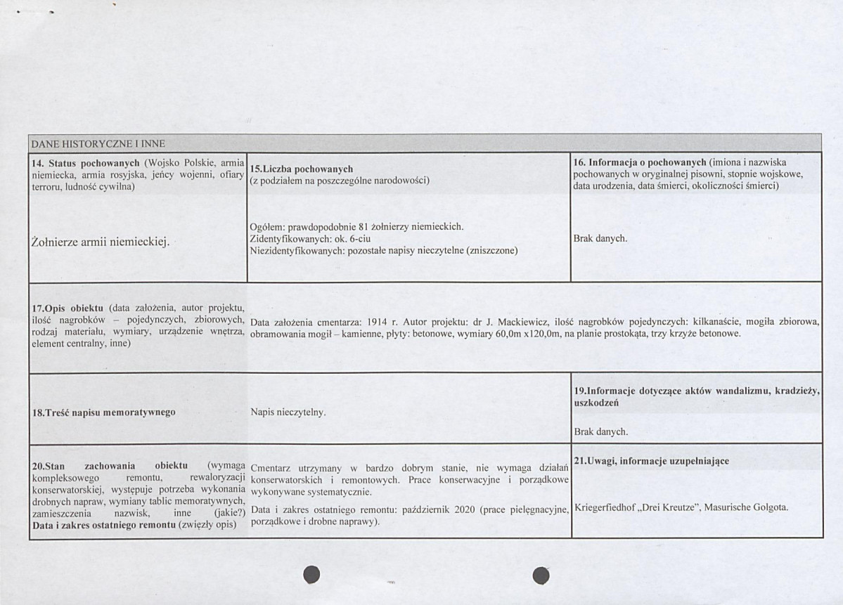 karta ewidencyjna, skan nr 2