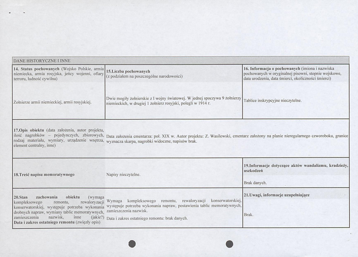 karta ewidencyjna, skan nr 2