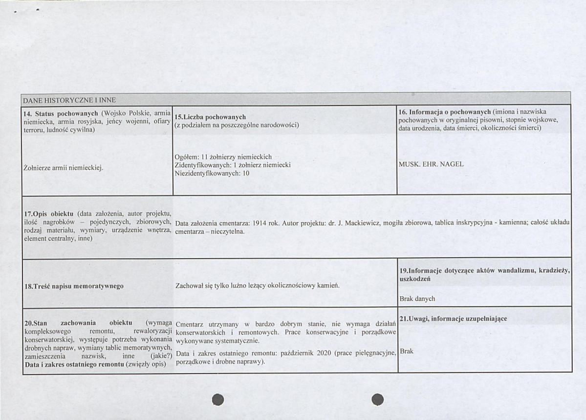 karta ewidencyjna, skan nr 2