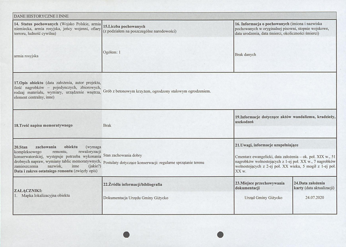 karta ewidencyjna, skan nr 2