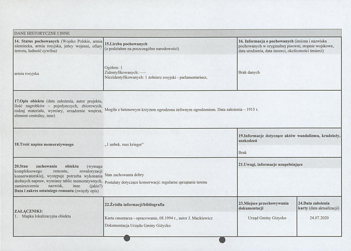karta ewidencyjna, skan nr 2