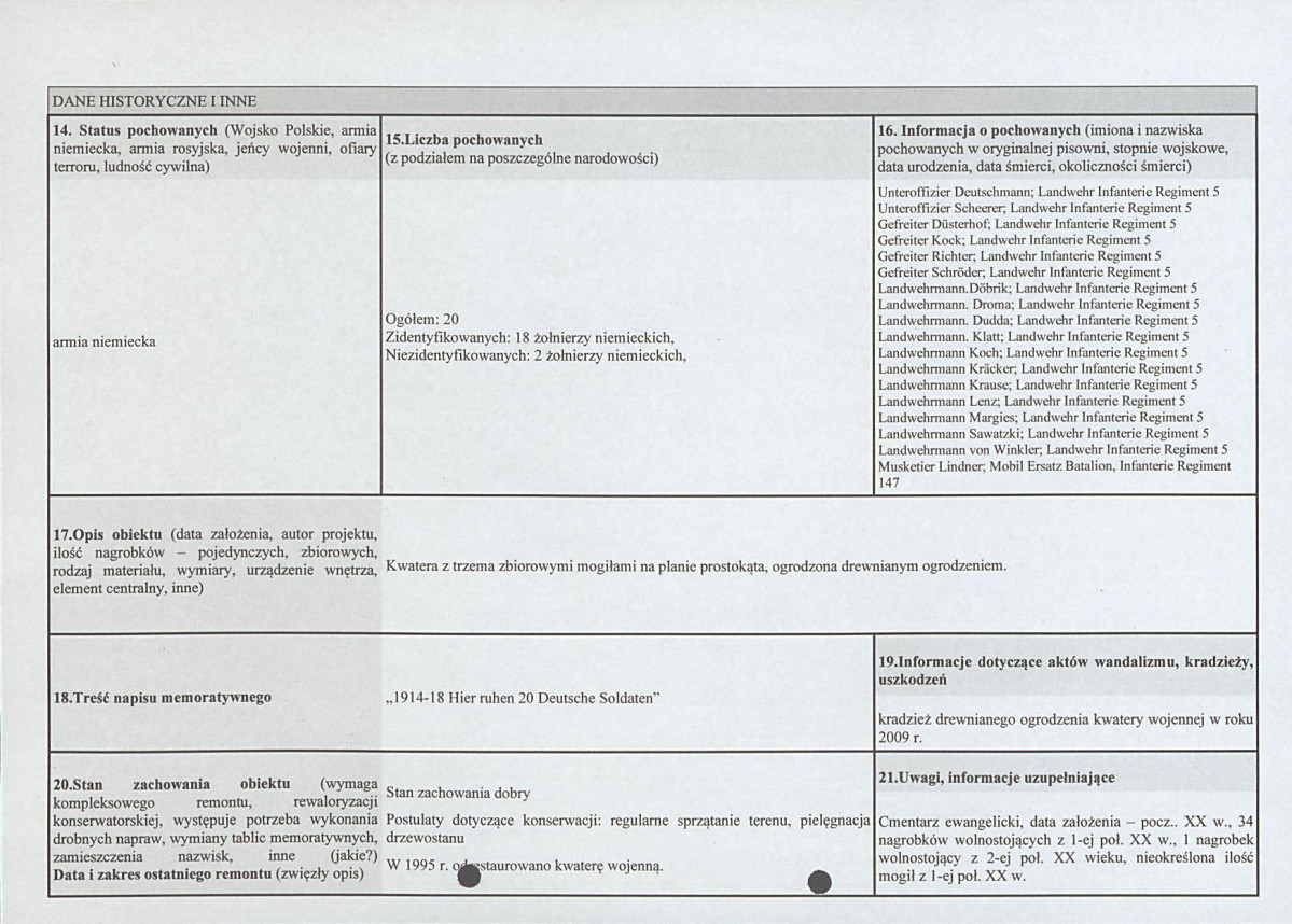 karta ewidencyjna, skan nr 2
