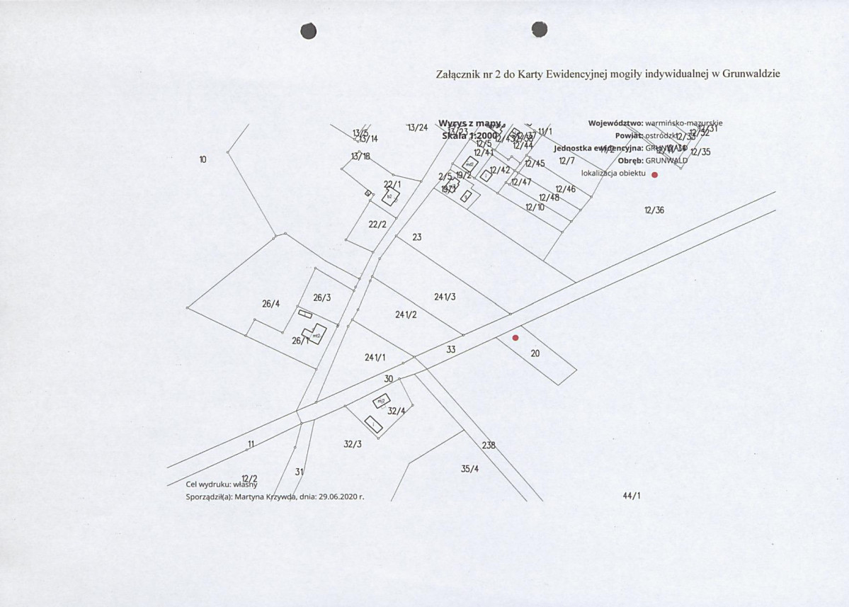 karta ewidencyjna, skan nr 5