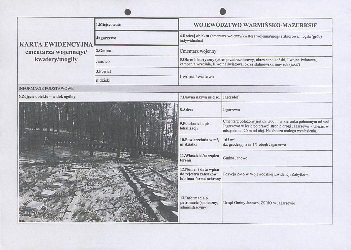 karta ewidencyjna, skan nr 1