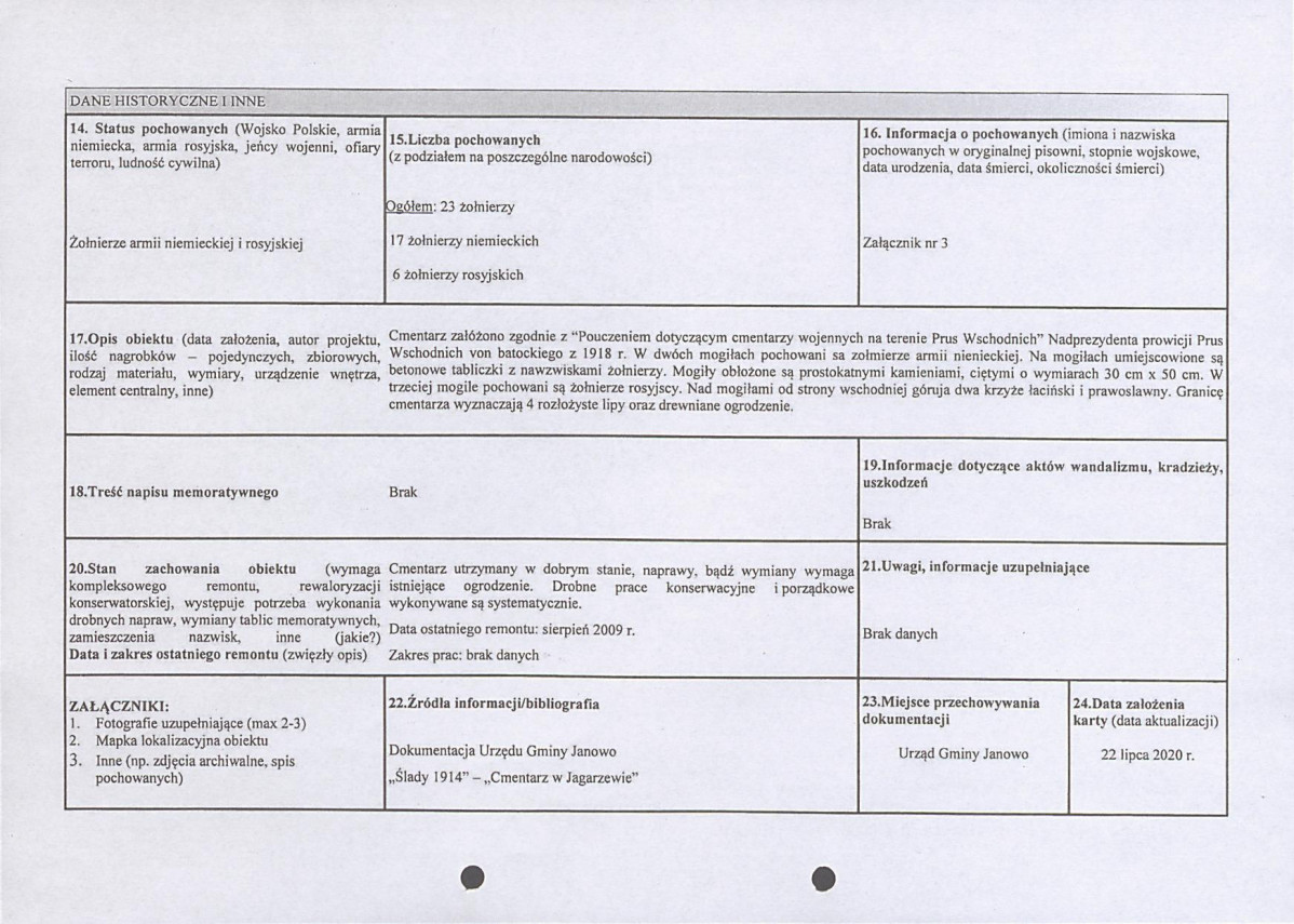 karta ewidencyjna, skan nr 2