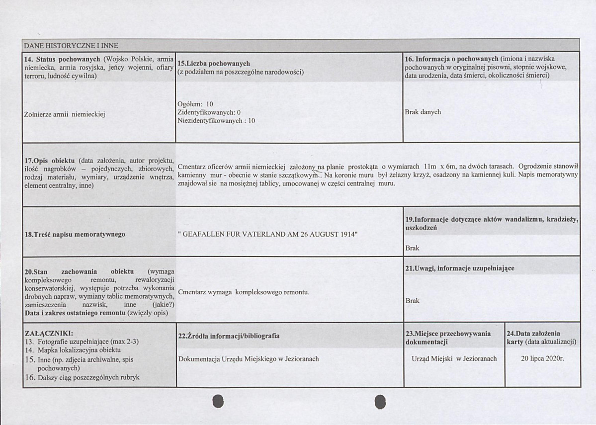 karta ewidencyjna, skan nr 2