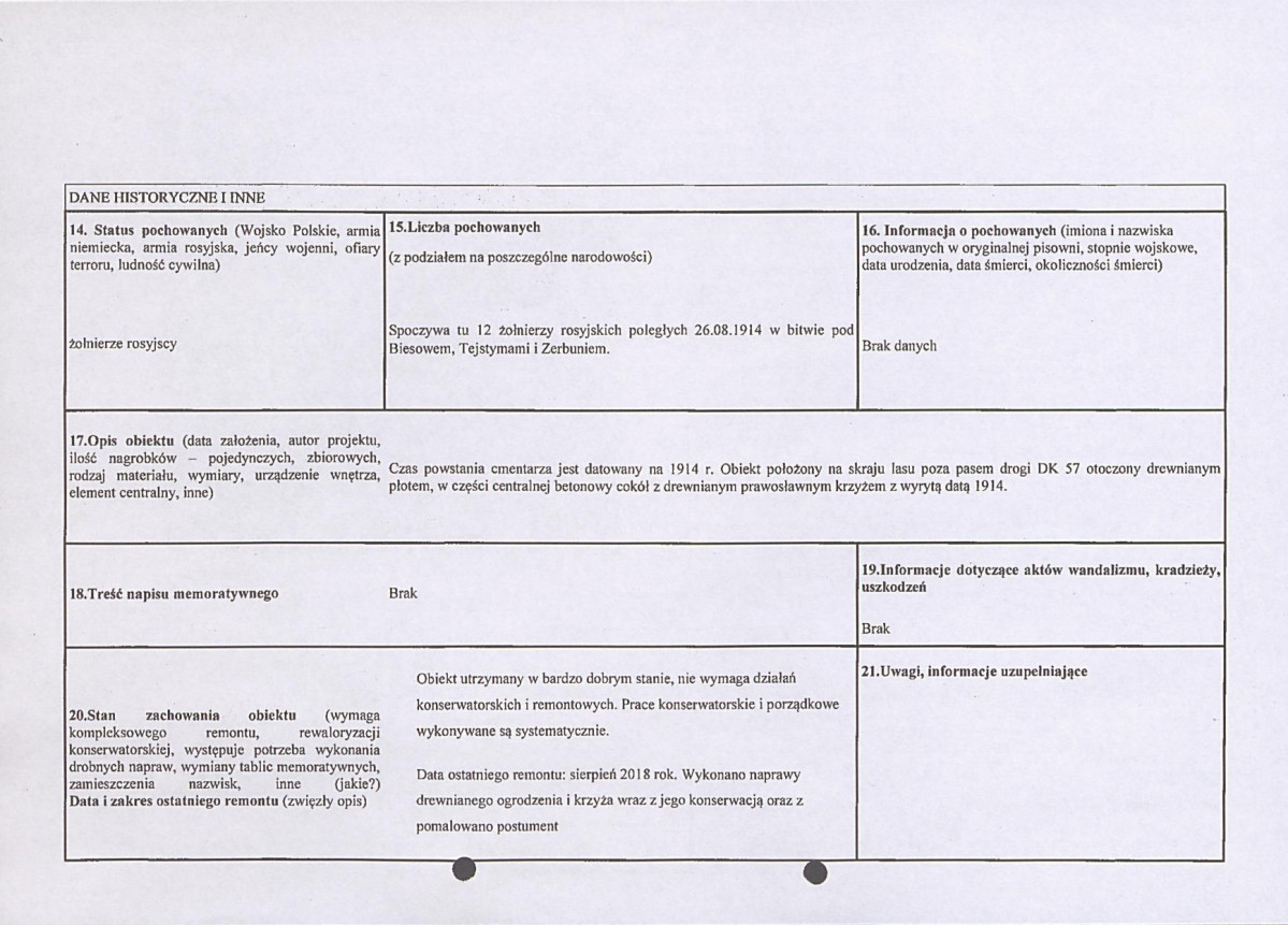 karta ewidencyjna, skan nr 2