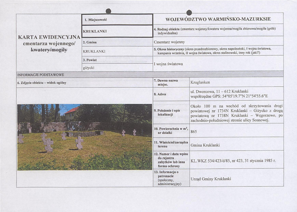 karta ewidencyjna, skan nr 1
