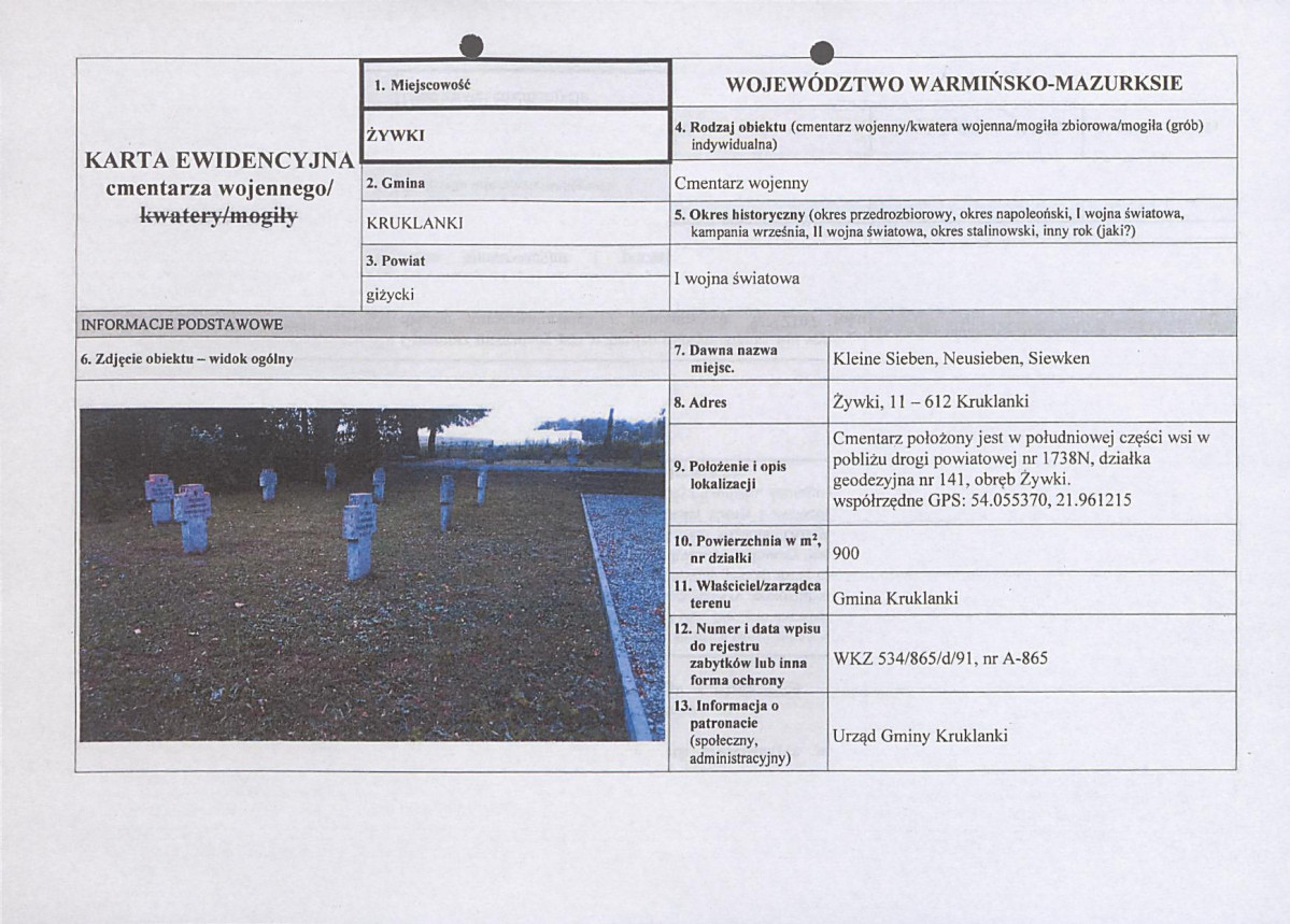 karta ewidencyjna, skan nr 1