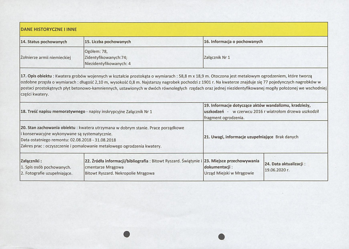 karta ewidencyjna, skan nr 2