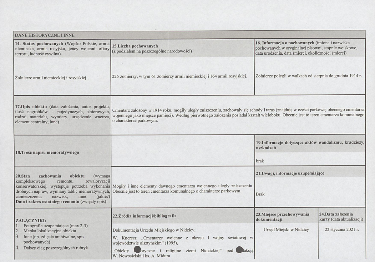 karta ewidencyjna, skan nr 2