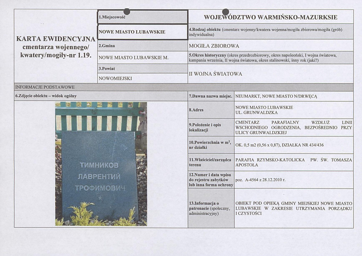 karta ewidencyjna, skan nr 1