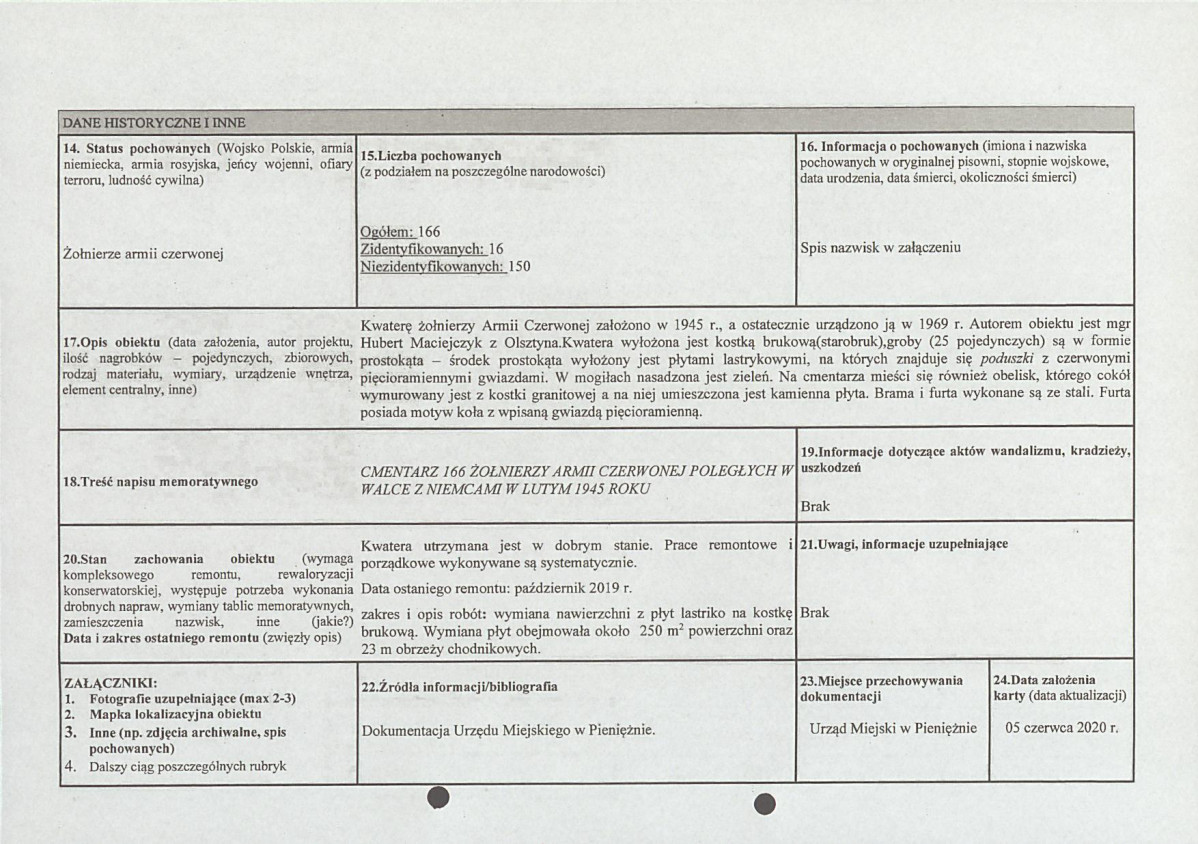karta ewidencyjna, skan nr 2