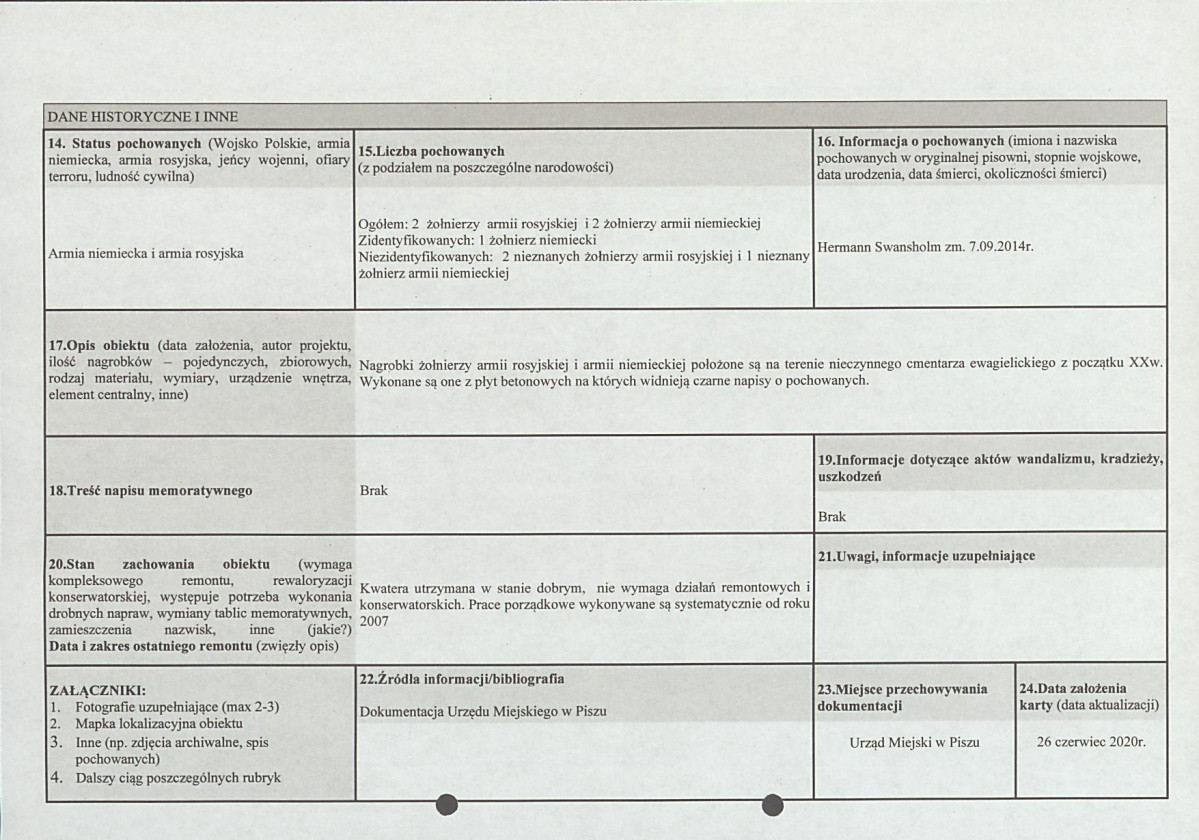 karta ewidencyjna, skan nr 2