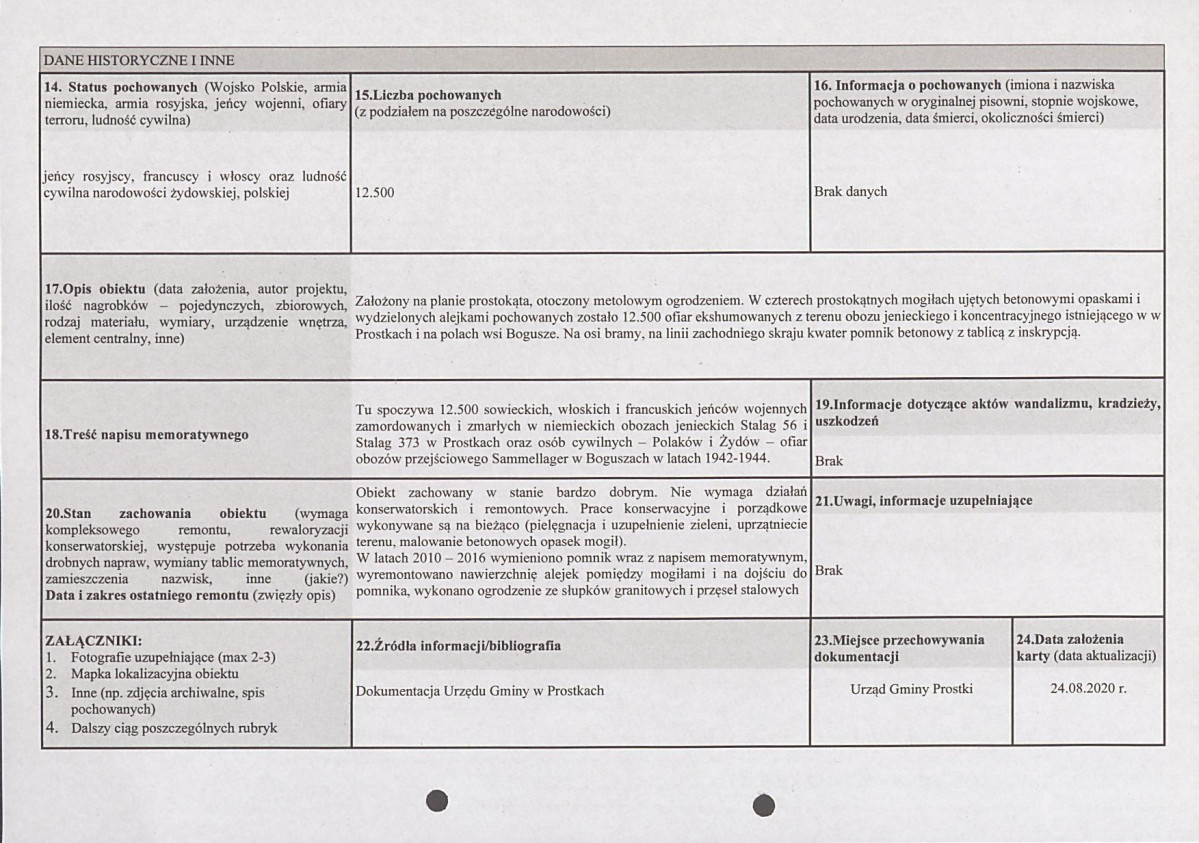 karta ewidencyjna, skan nr 2