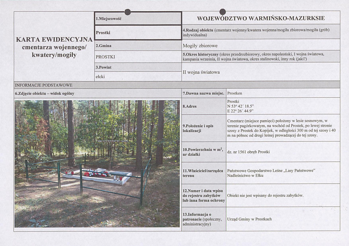 karta ewidencyjna, skan nr 1