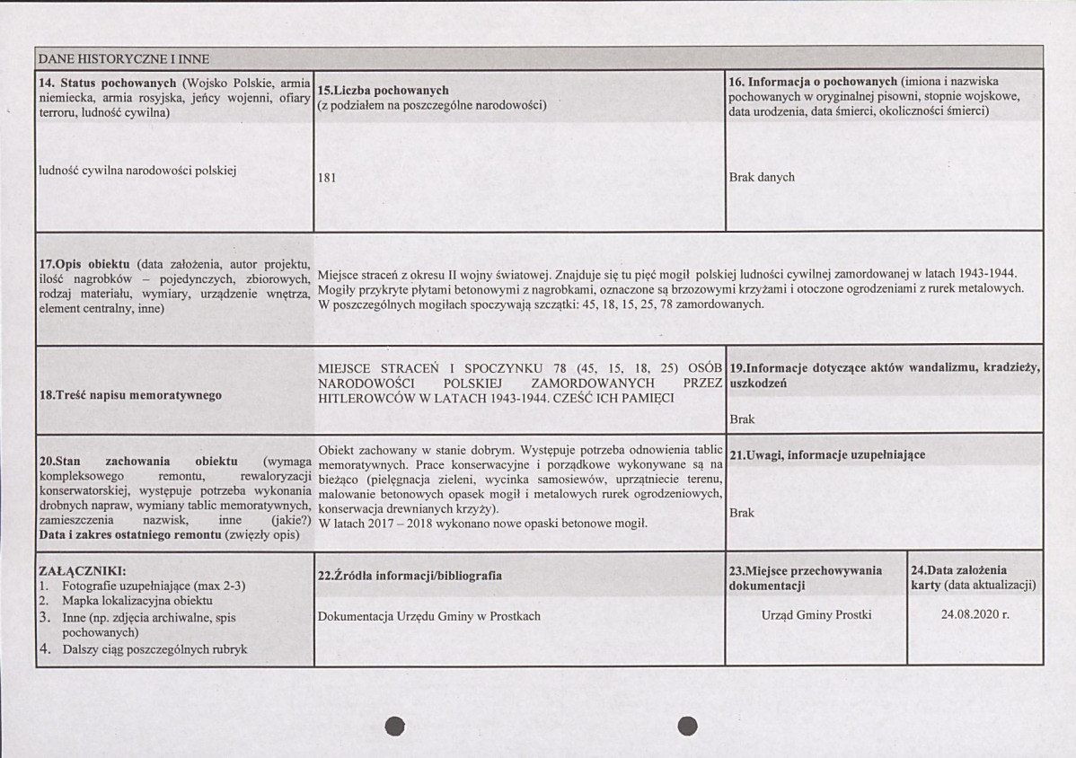 karta ewidencyjna, skan nr 2