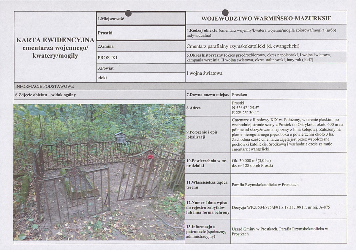 karta ewidencyjna, skan nr 1