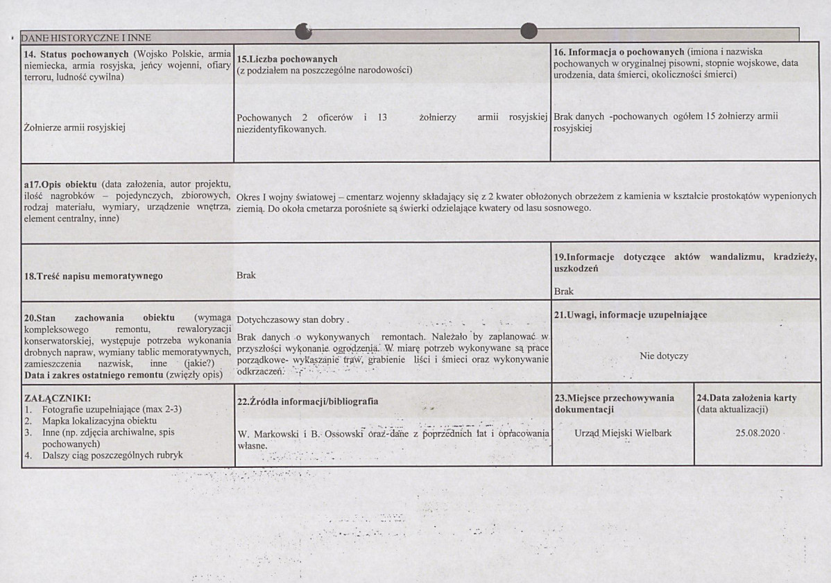 karta ewidencyjna, skan nr 2