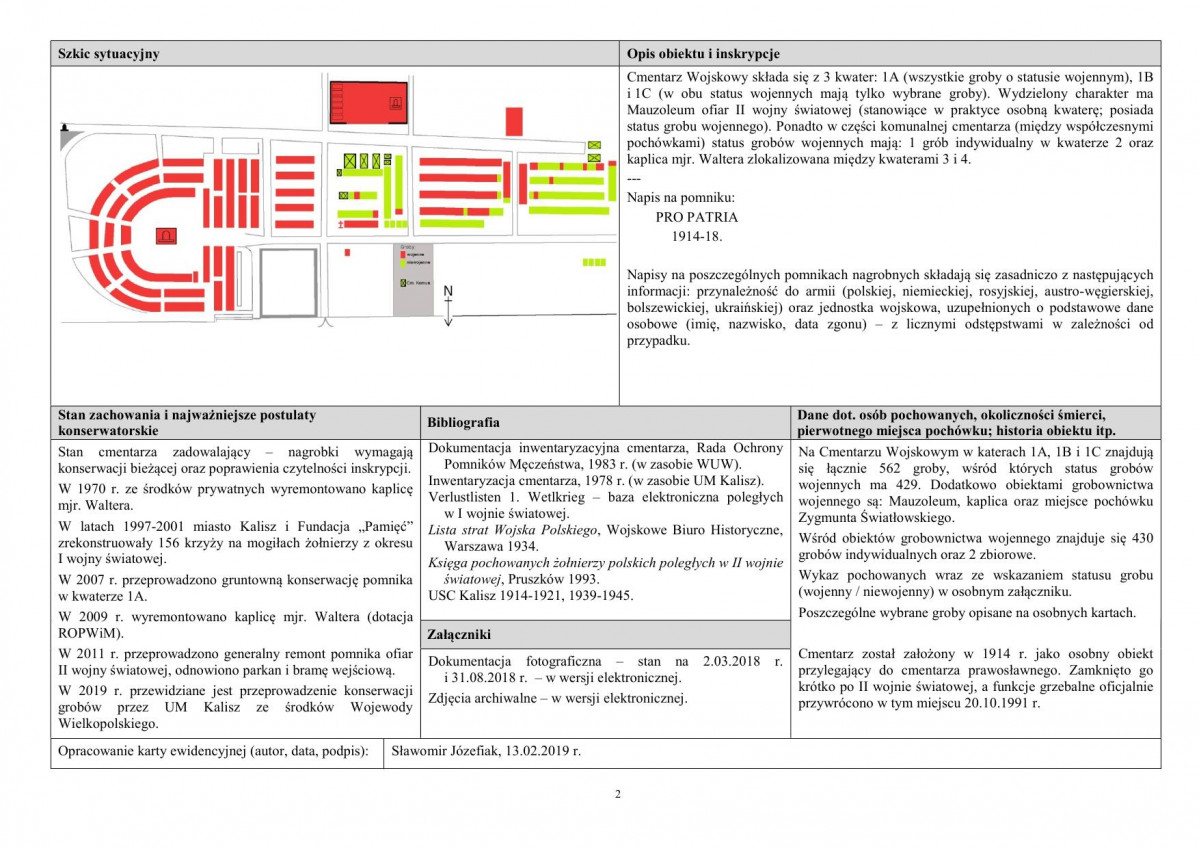 karta ewidencyjna, skan nr 2