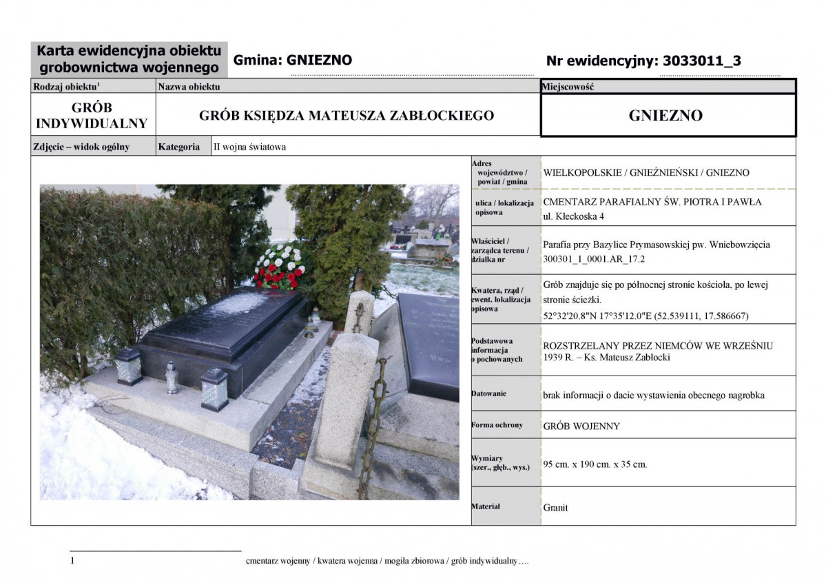 karta ewidencyjna, skan nr 1