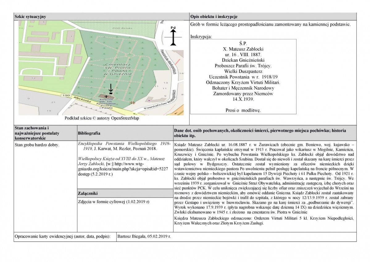 karta ewidencyjna, skan nr 2