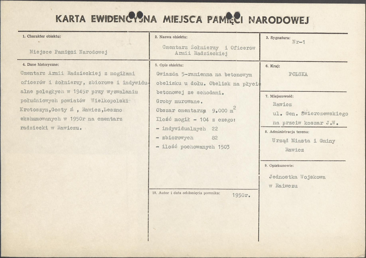 karta ewidencyjna, skan nr 1