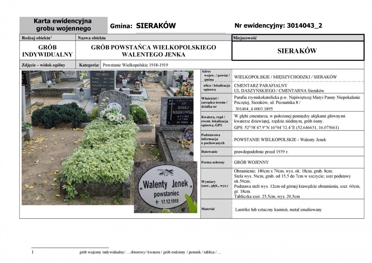 karta ewidencyjna, skan nr 1