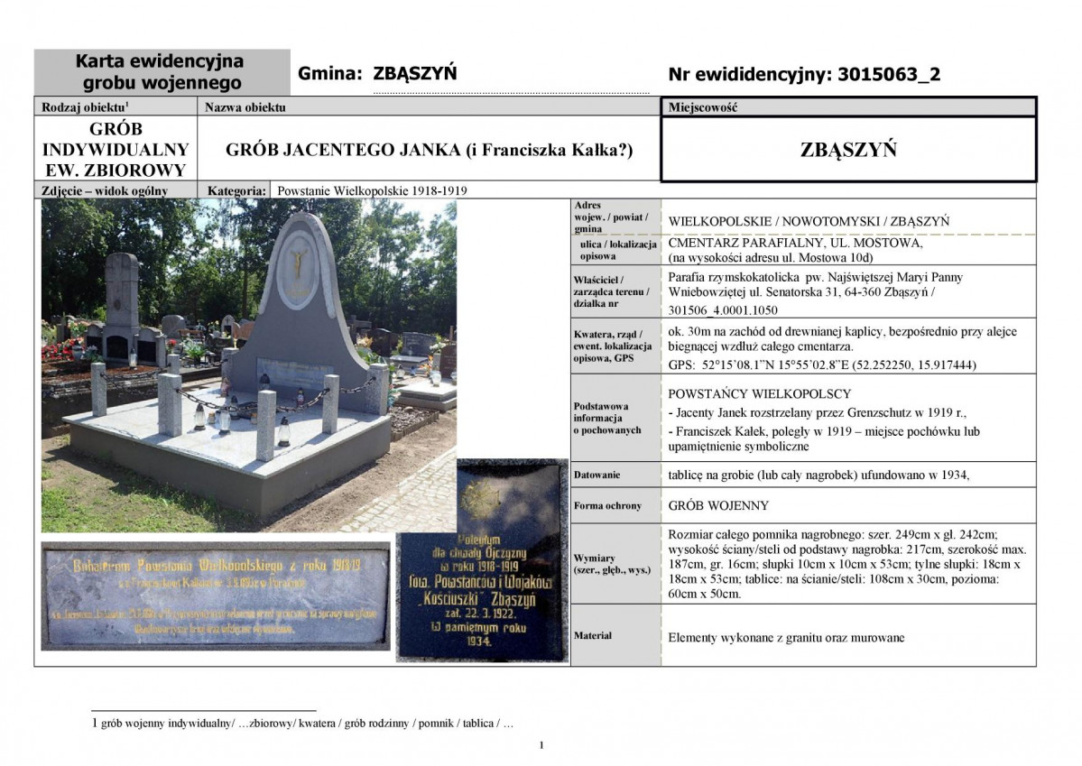 karta ewidencyjna, skan nr 1