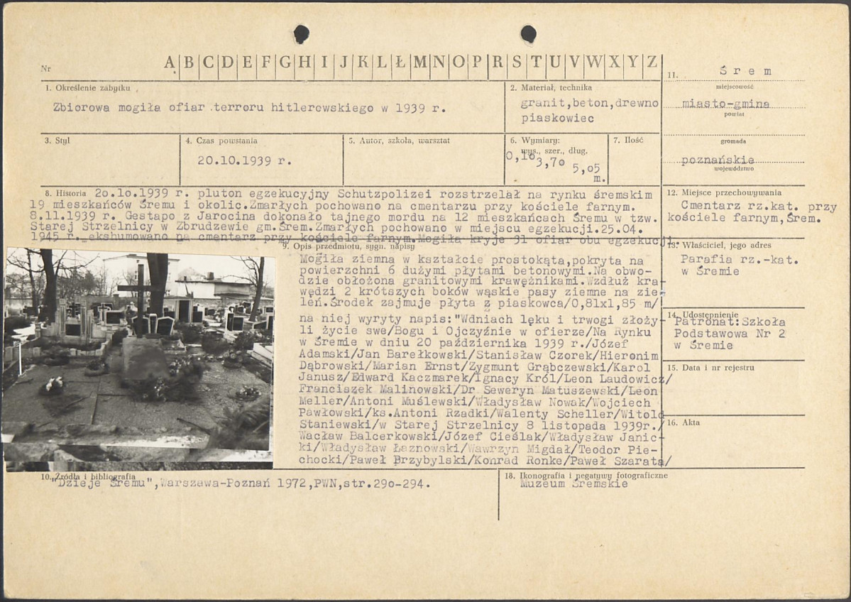 karta ewidencyjna, skan nr 1