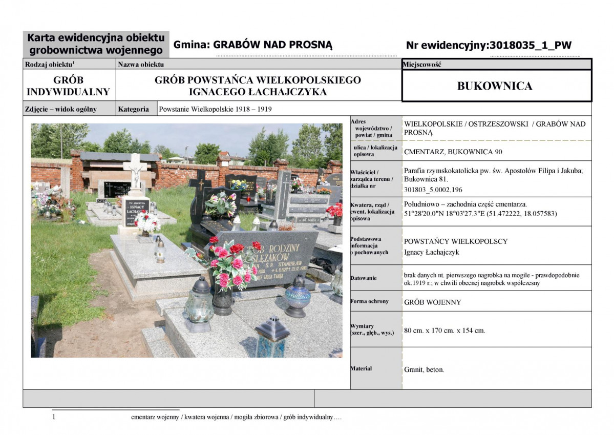 karta ewidencyjna, skan nr 1