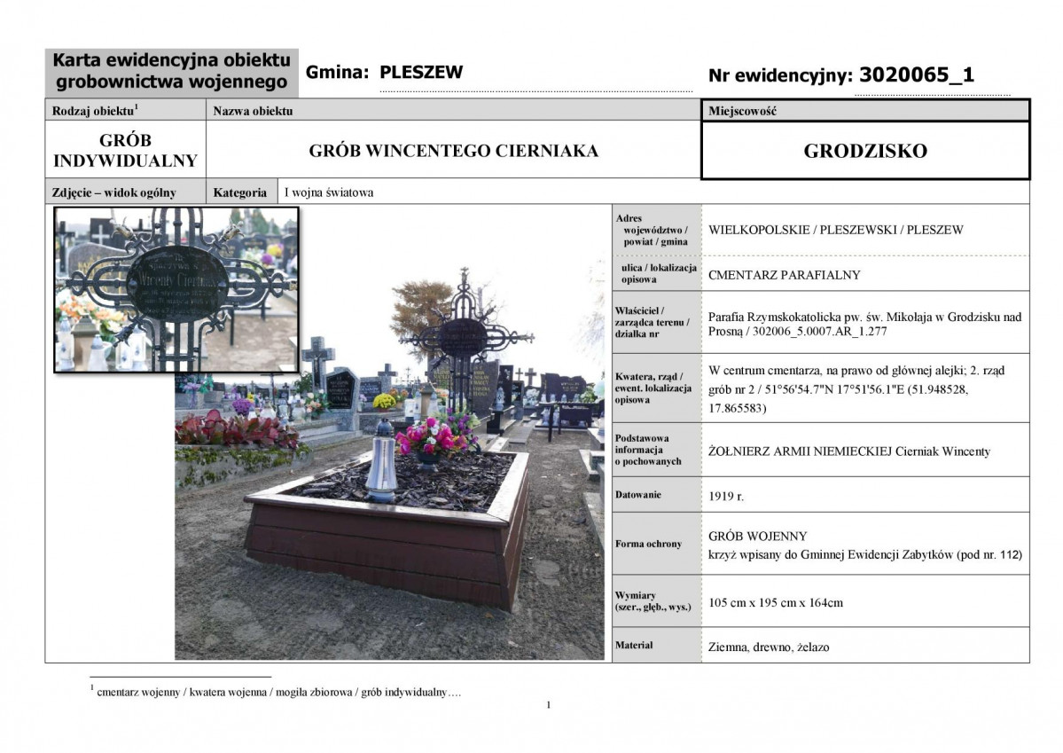 karta ewidencyjna, skan nr 1