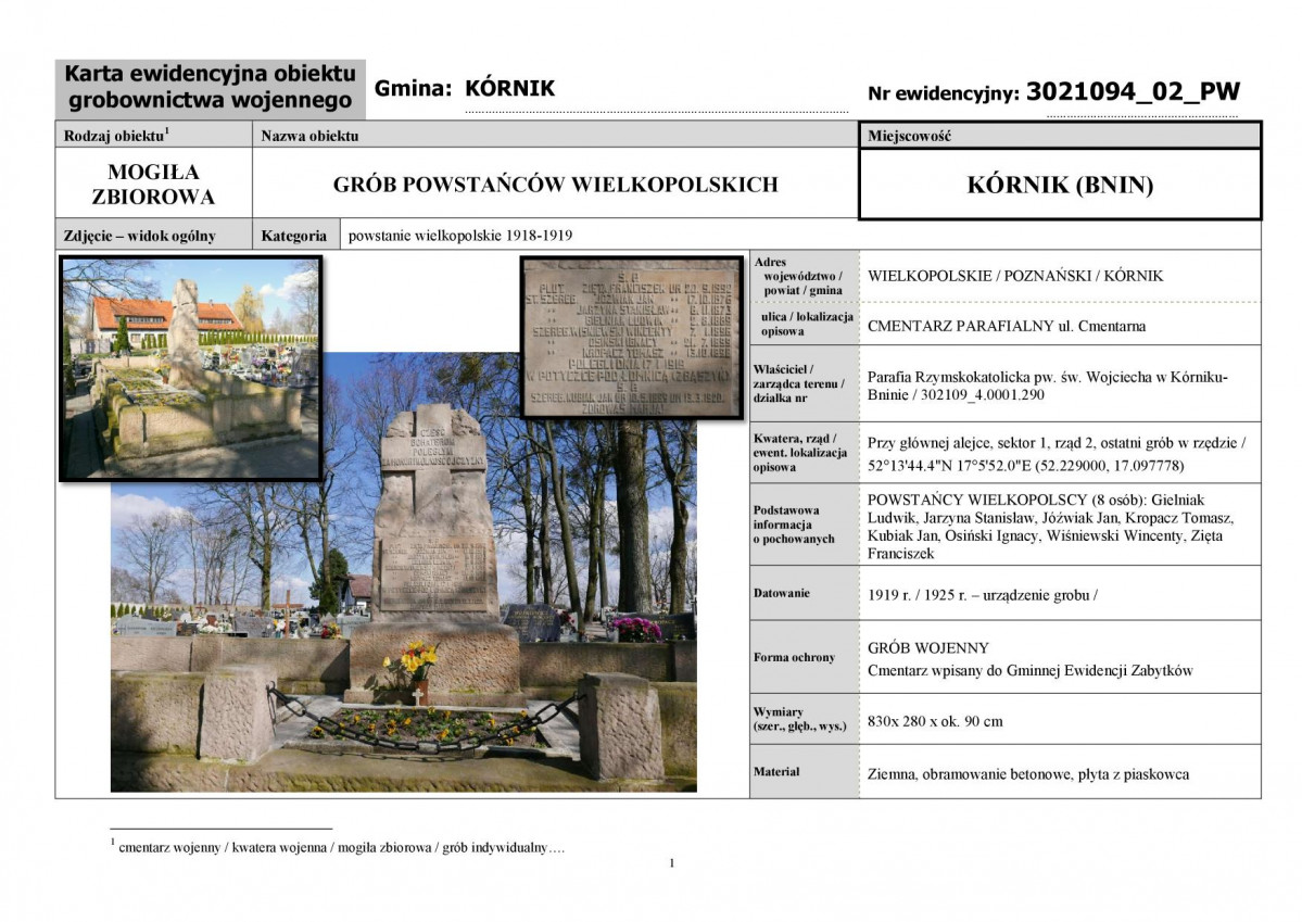 karta ewidencyjna, skan nr 1