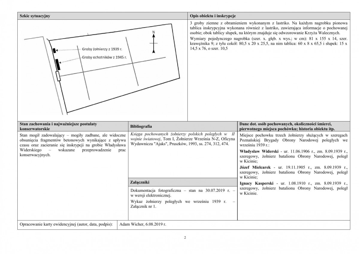 karta ewidencyjna, skan nr 2