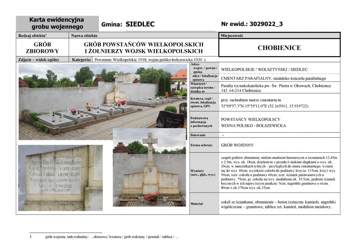 karta ewidencyjna, skan nr 1